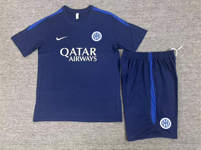 Inter Milan 26/27 Navy/Blue Training Kids Jersey Set
