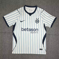 Inter Milan 26/27 White/Navy Pinstripes Away Jersey