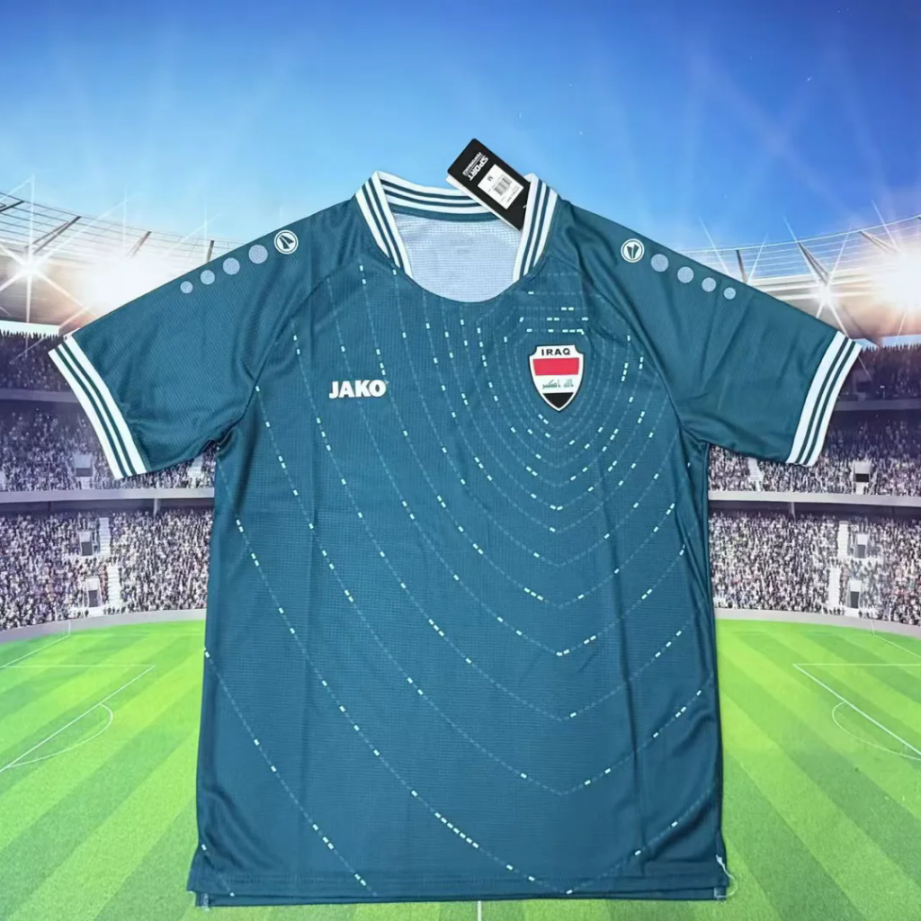 Iraq 2026 Deep Green/White Away Jersey