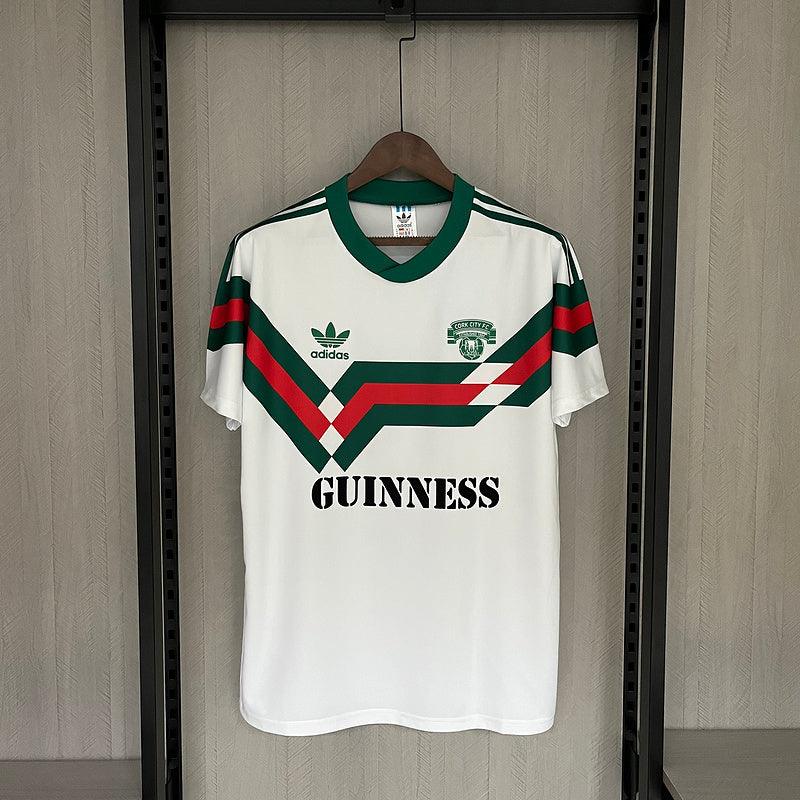 Ireland 1988 Retro White/Green/Red Home Jersey
