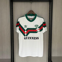 Ireland 1988 Retro White/Green/Red Home Jersey
