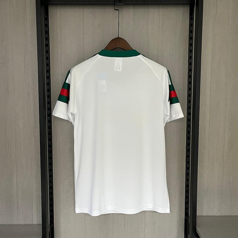 Ireland 1988 Retro White/Green/Red Home Jersey