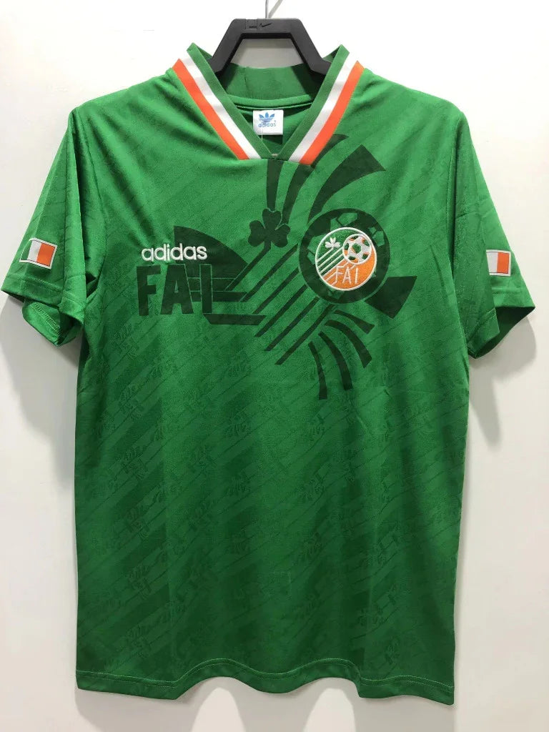 Ireland 1994 Green/Orange/White Collar Home Jersey