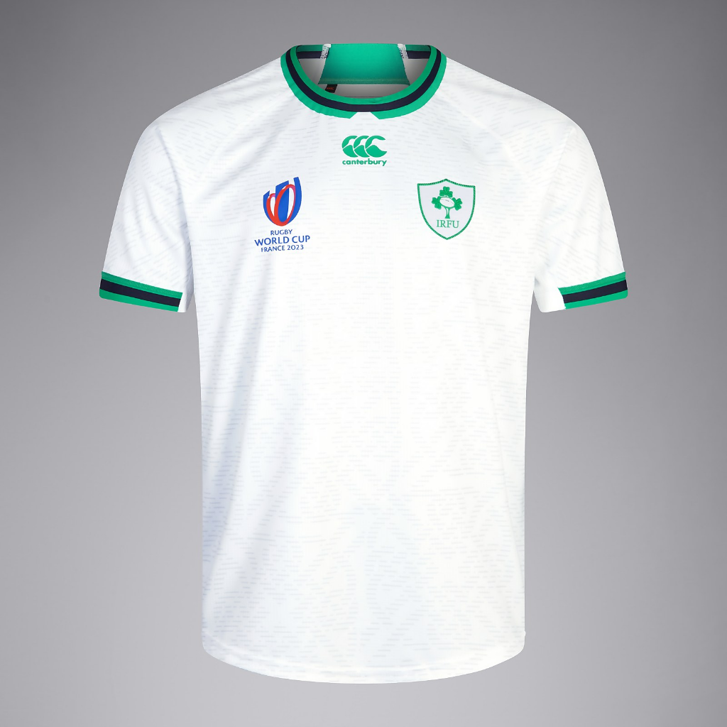 Ireland 2023 White/Green/Black World Cup Away Jersey