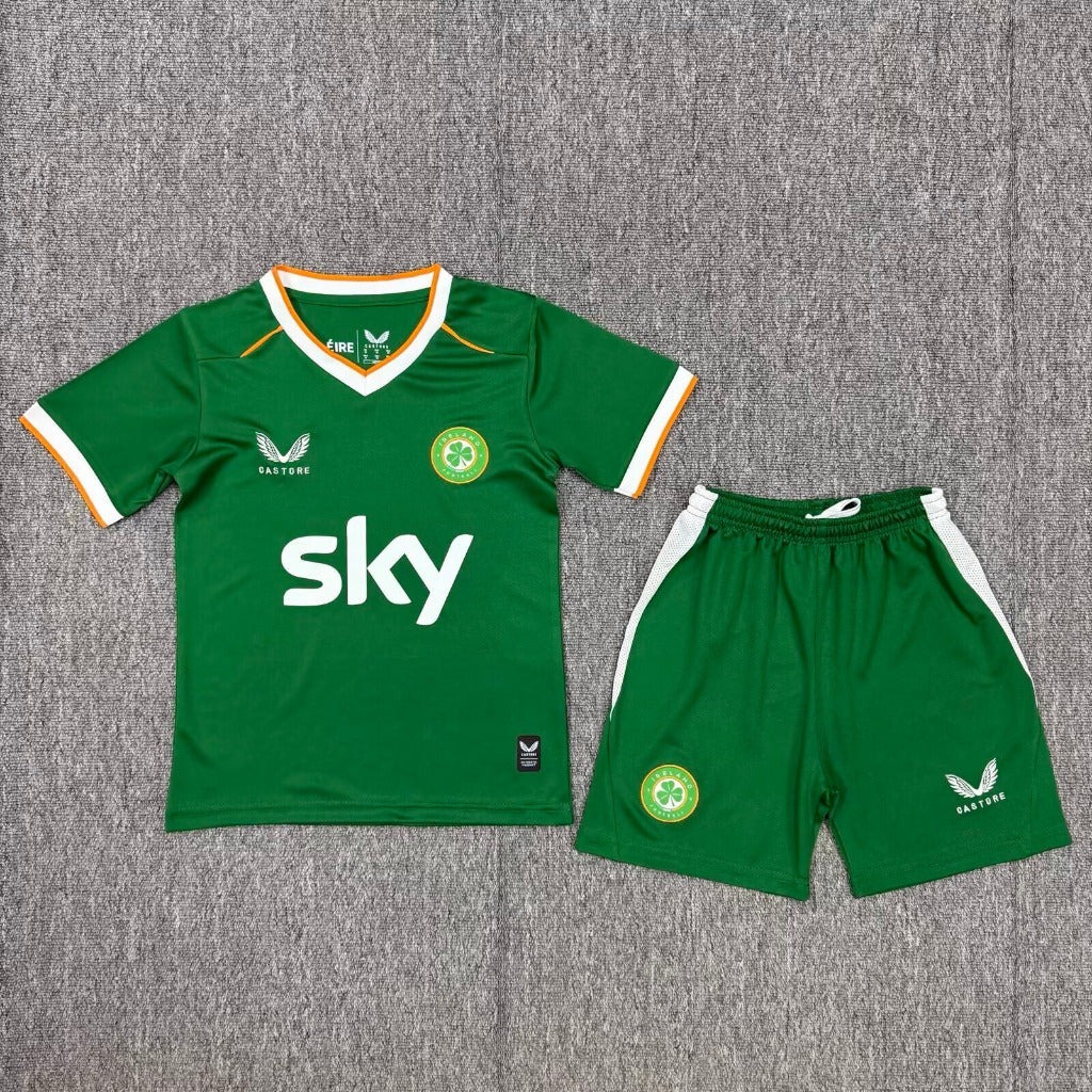 Ireland 2026 Green/White Home Kids Jersey Set
