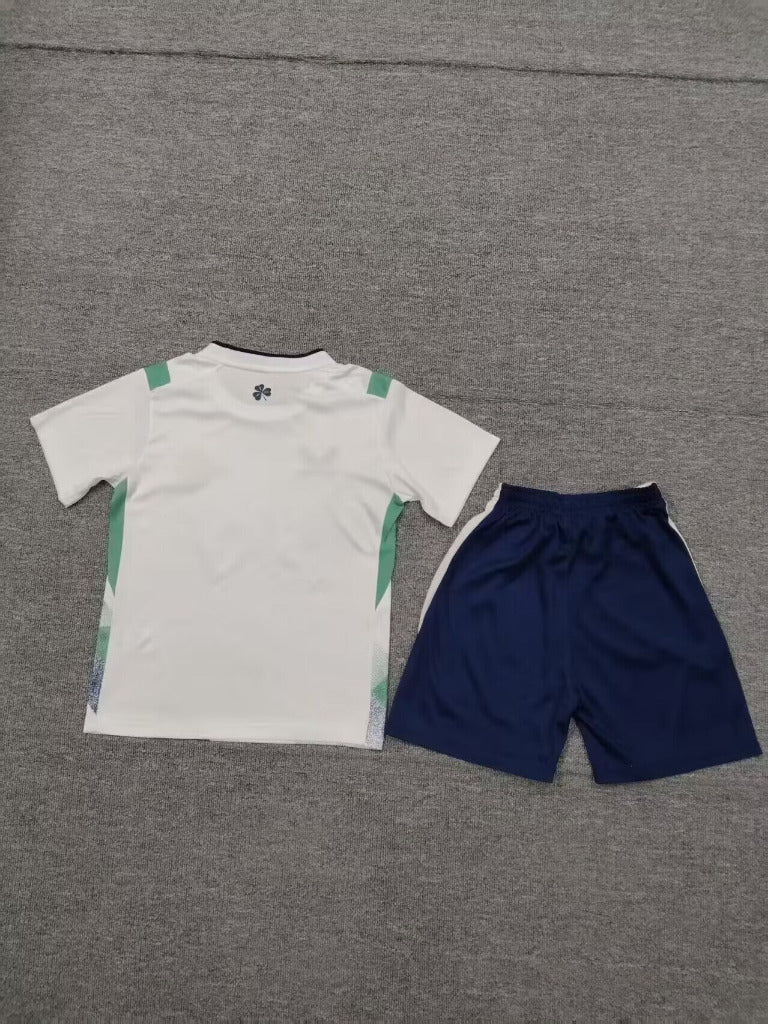 Ireland 2026 White/Black Away Kids Jersey Set