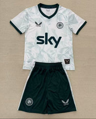 Ireland 25/26 White/Black Away Kids Jersey Set
