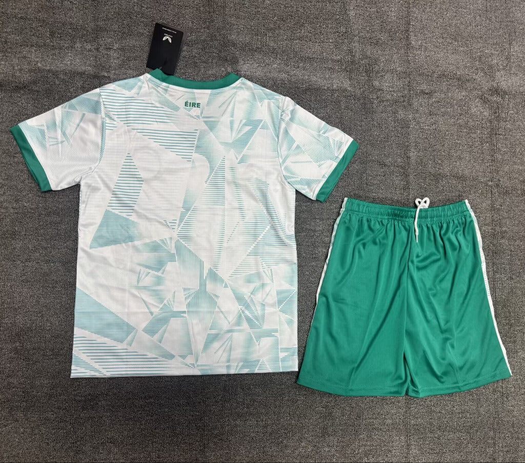 Ireland 25/26 White/Green Away Kids Jersey Set