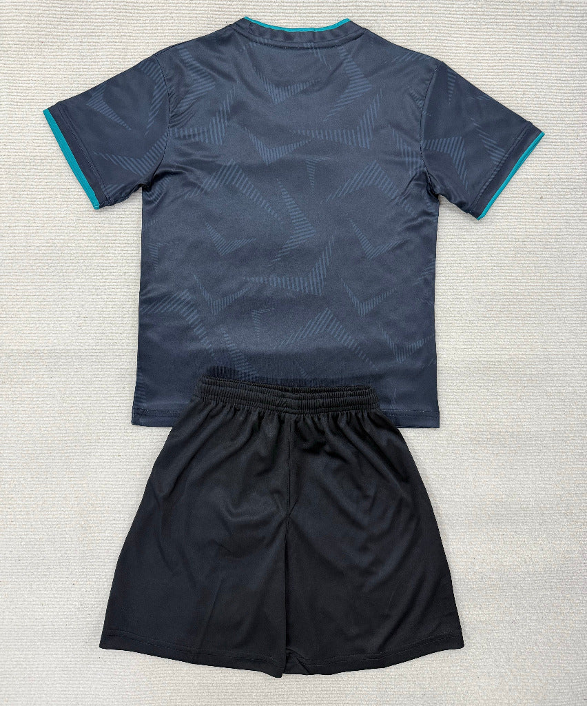 Ireland 26/27 Black/Blue Special Kids Jersey Set