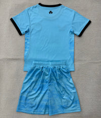 Ireland 26/27 Sky Blue/Black Trim Away Goalkeeper Kids Jersey Set