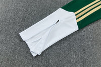 Italian 26/27 White/Green/Yellow Stripes Training Tracksuit Set