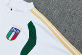 Italian 26/27 White/Green/Yellow Stripes Training Tracksuit Set