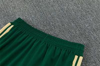 Italian 26/27 White/Green/Yellow Stripes Training Tracksuit Set