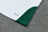 Italian 26/27 White/Green/Yellow Stripes Training Tracksuit Set