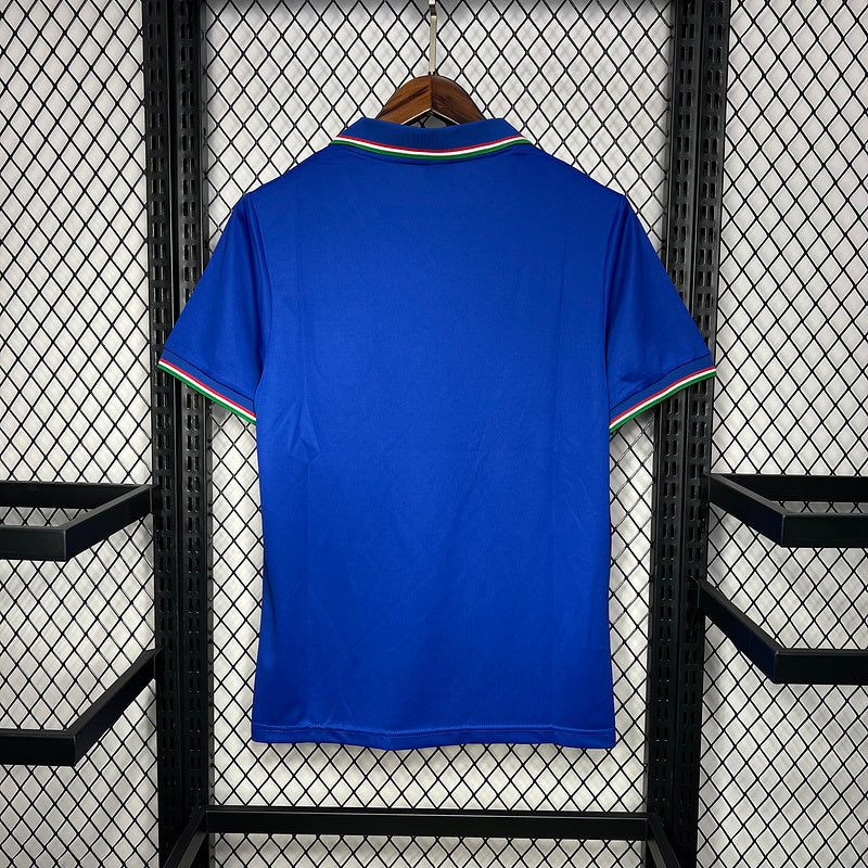 Italy 1982 Vintage Retro Blue World Cup Home Jersey