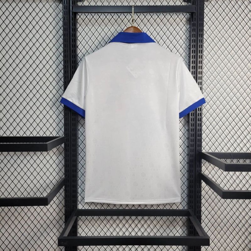 Italy 1994 Retro White/Blue Training Away Jersey