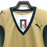 Italy 2006 Vintage Retro Goalkeeper Gold Jersey