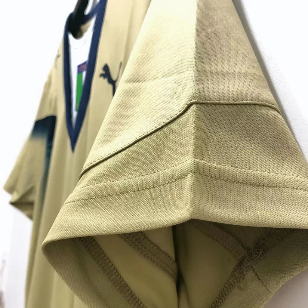 Italy 2006 Vintage Retro Goalkeeper Gold Jersey