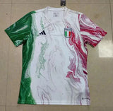 Italy 2023 Retro Pre-Match Green and White Jersey