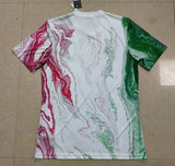 Italy 2023 Retro Pre-Match Green and White Jersey