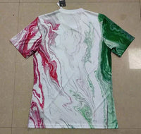 Italy 2023 Retro Pre-Match Green and White Jersey