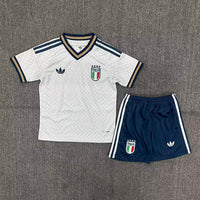 Italy 2026 White Away Kids Jersey Set