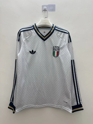 Italy 2026 White Away Long Sleeves Jersey