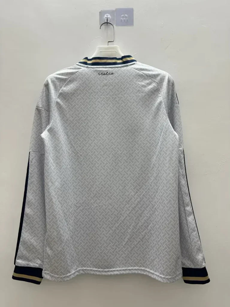 Italy 2026 White Away Long Sleeves Jersey