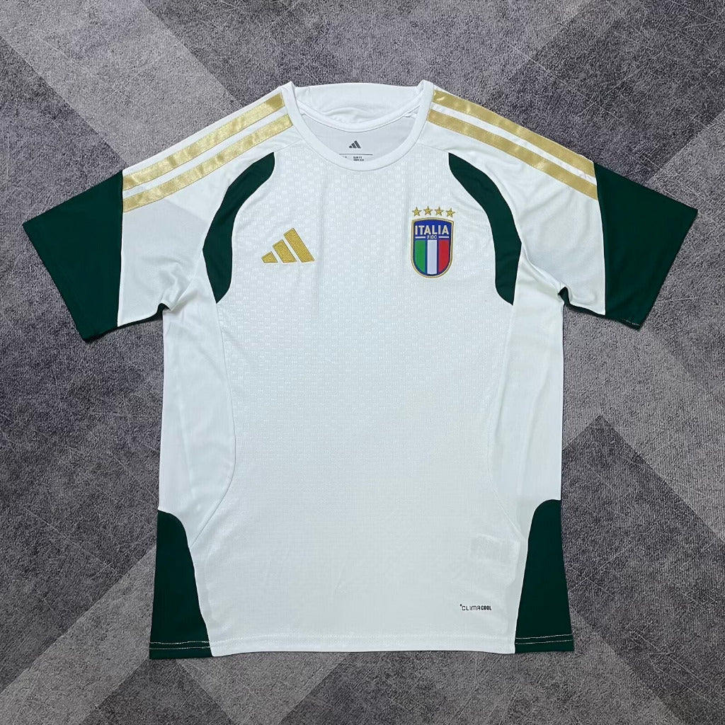 Italy 2026 White/Black/Gold Training Jersey