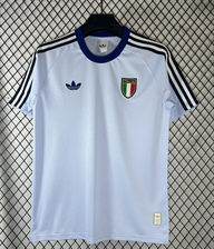 Italy 2026 White/Black Three Stripes Training Jersey