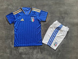 Italy 25/26 Blue Home Kids Jersey Set