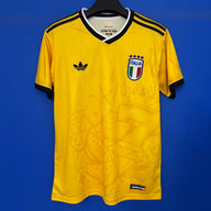 Italy 25/26 Yellow/Black/White Game Version Home Jersey