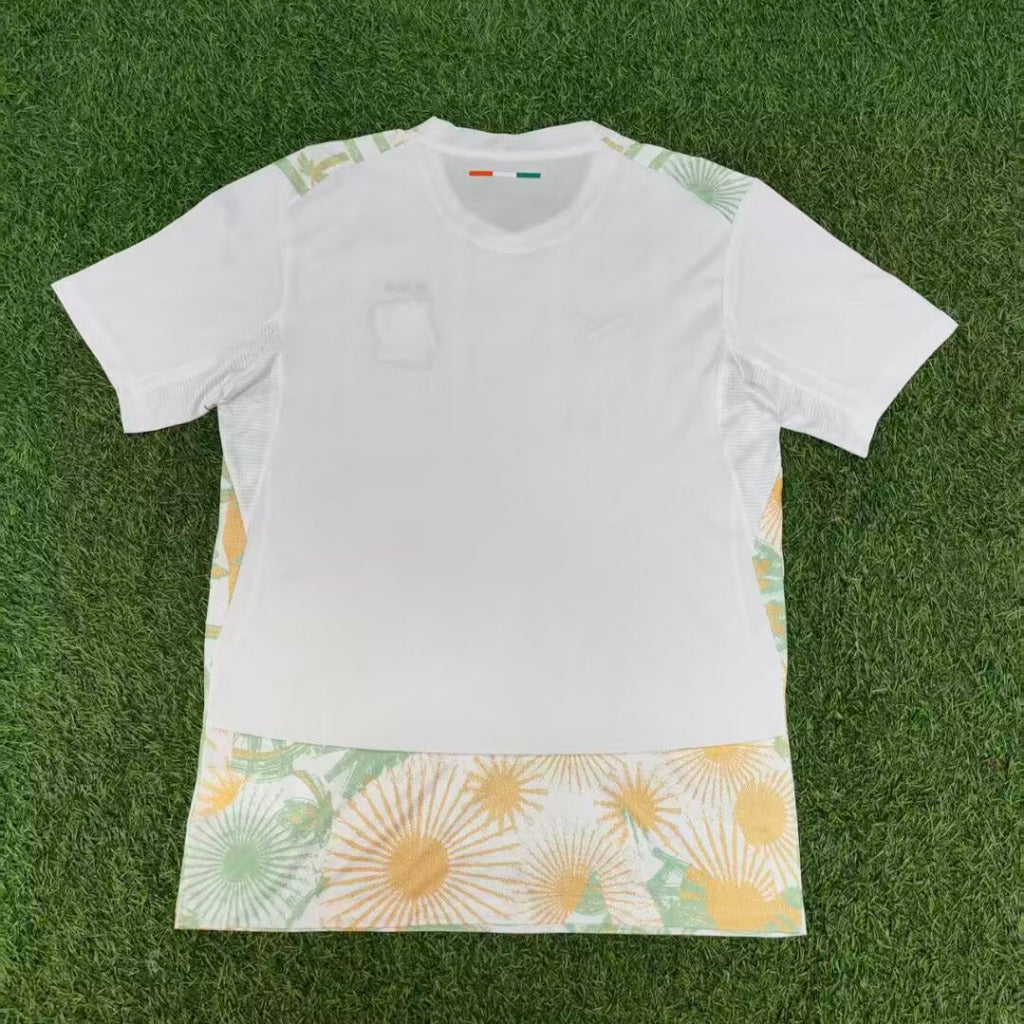Ivory Coast 2026 Cote d'Ivoire White/Sunray Away Jersey
