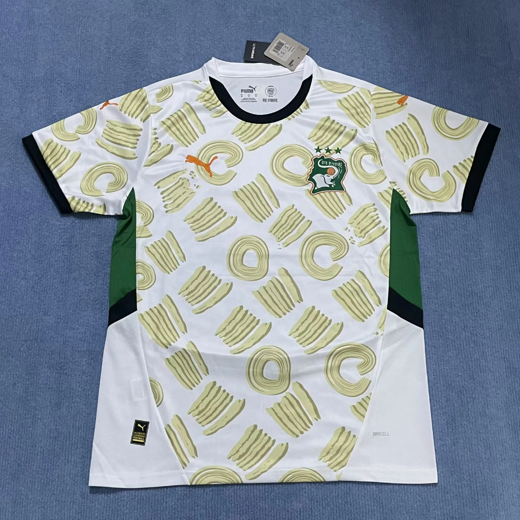 Ivory Coast 25/26 Cote d'Ivoire White Training Jersey