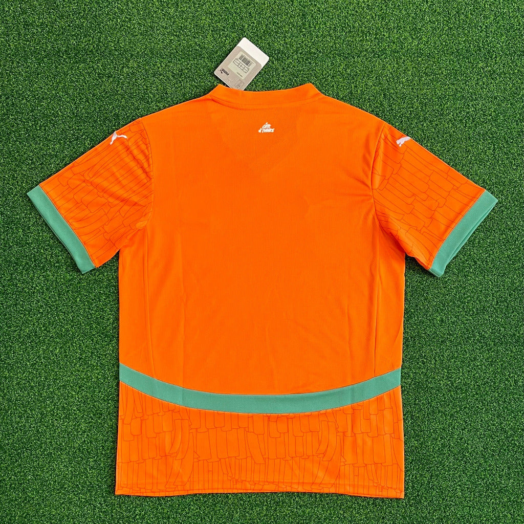 Ivory Coast 25/26 Orange/Green Home Jersey
