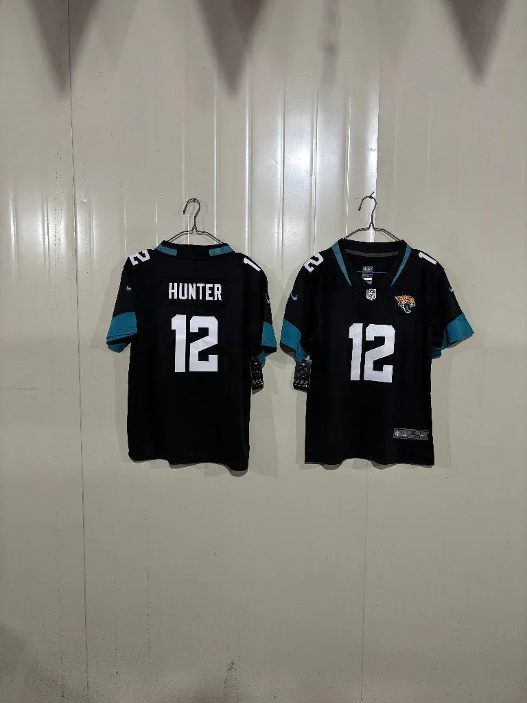 Jaguars 25/26 Hunter #12 Black Game Kids Jersey