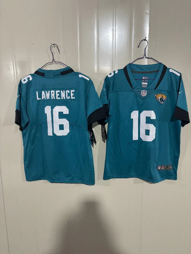 Jaguars 25/26 Lawrence #16 Blue Game Kids Jersey