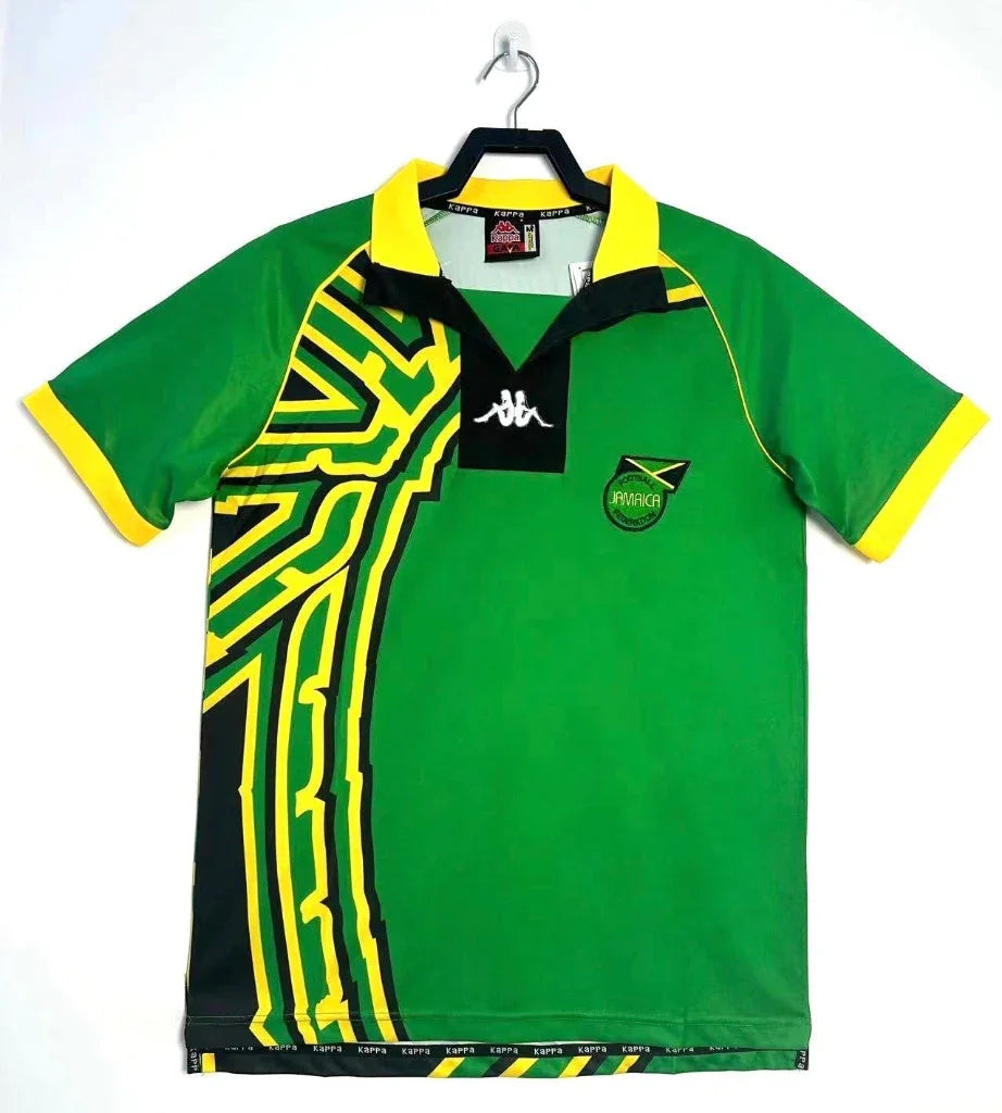 Jamaica 1998 Green/Yellow Away Jersey