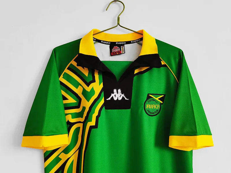 Jamaica 1998 Green/Yellow Away Jersey