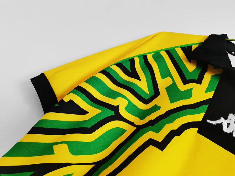 Jamaica 1998 Yellow/Black Home Jersey