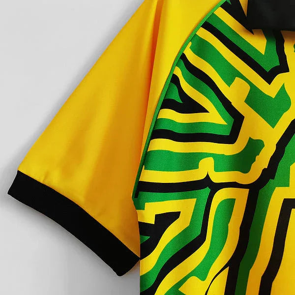 Jamaica 1998 Yellow/Black Home Jersey
