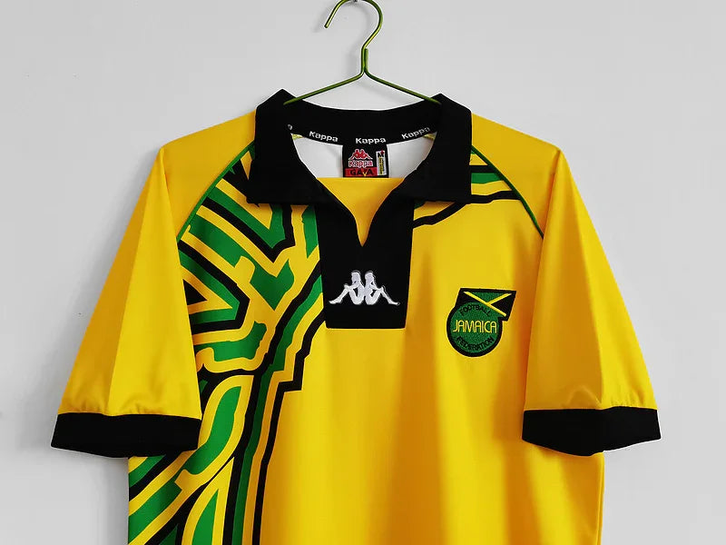 Jamaica 1998 Yellow/Black Home Jersey