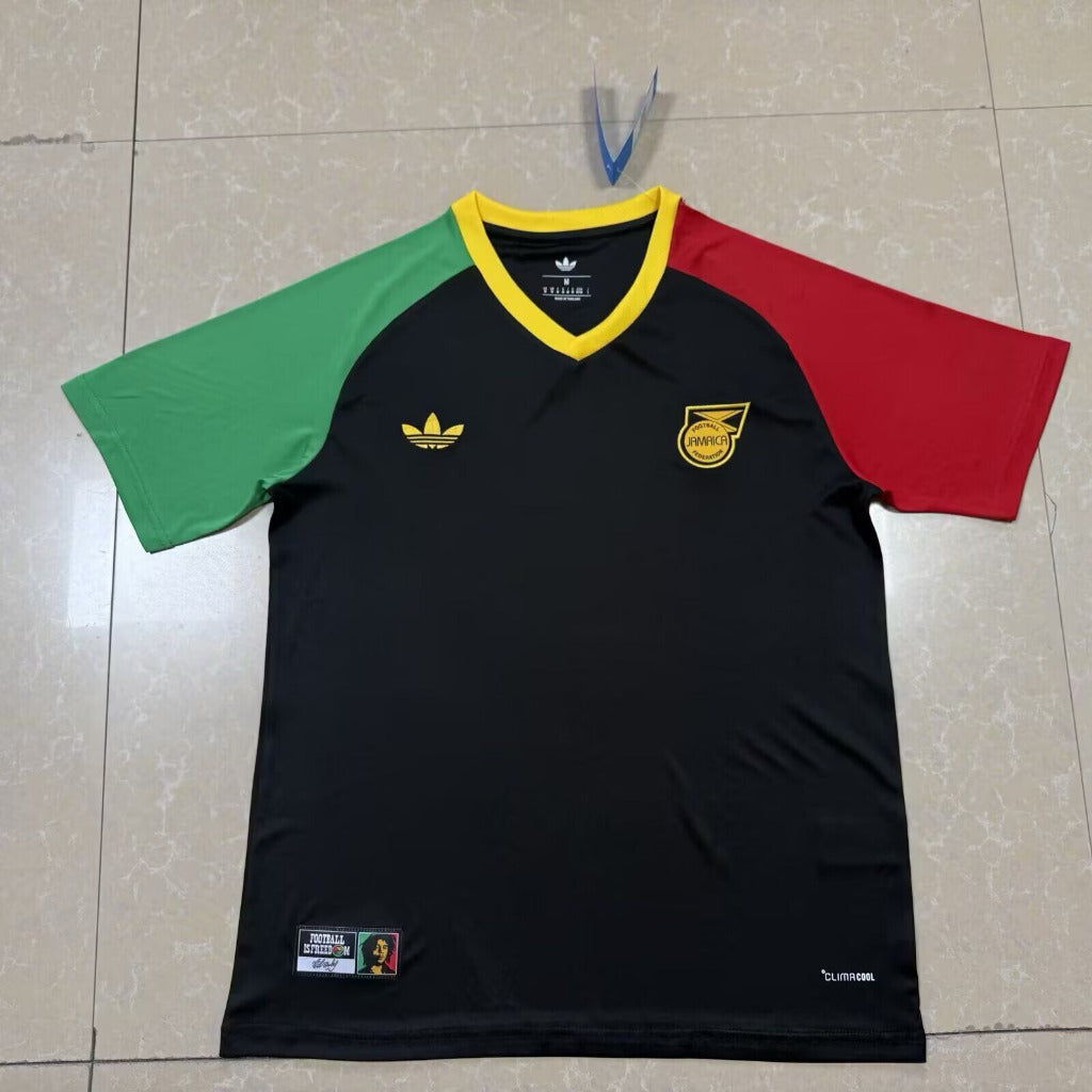 Jamaica 2026 Black/Green/Red/Yellow Away Pre-Match Jersey