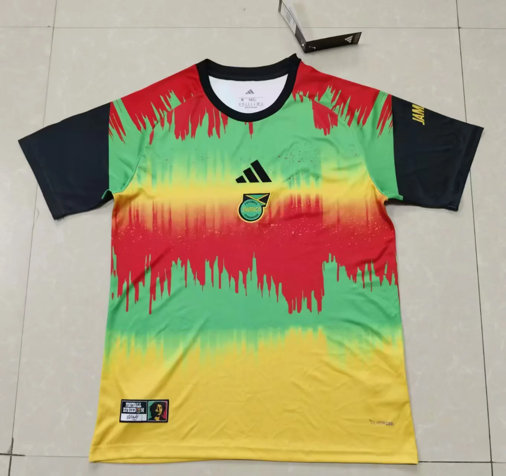 Jamaica 2026 Red/Green Pre-Match Training Jersey