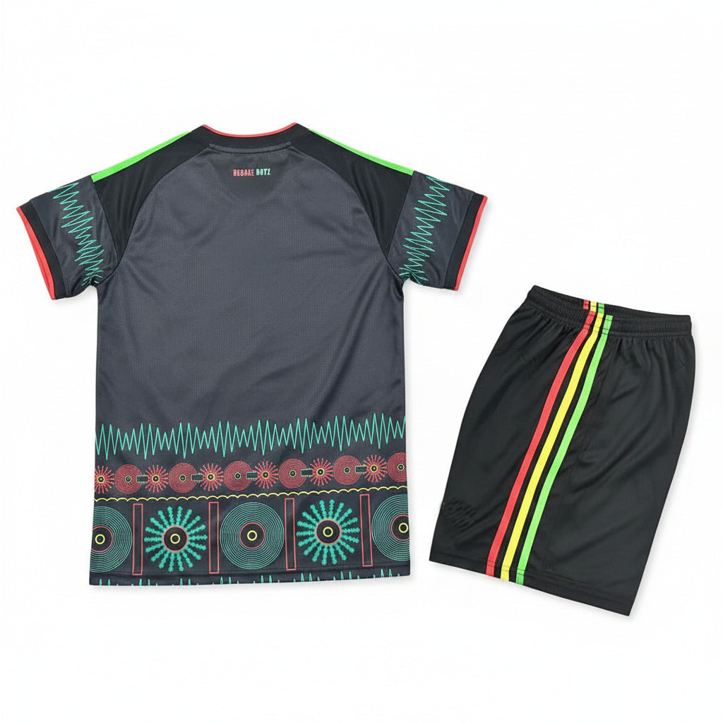 Jamaica 26/27 Bob Marley Away Kids Jersey Set