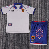 Japan 1998 Vintage Retro Away Kids Jersey Set