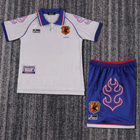 Japan 1998 Vintage Retro Away Kids Jersey Set