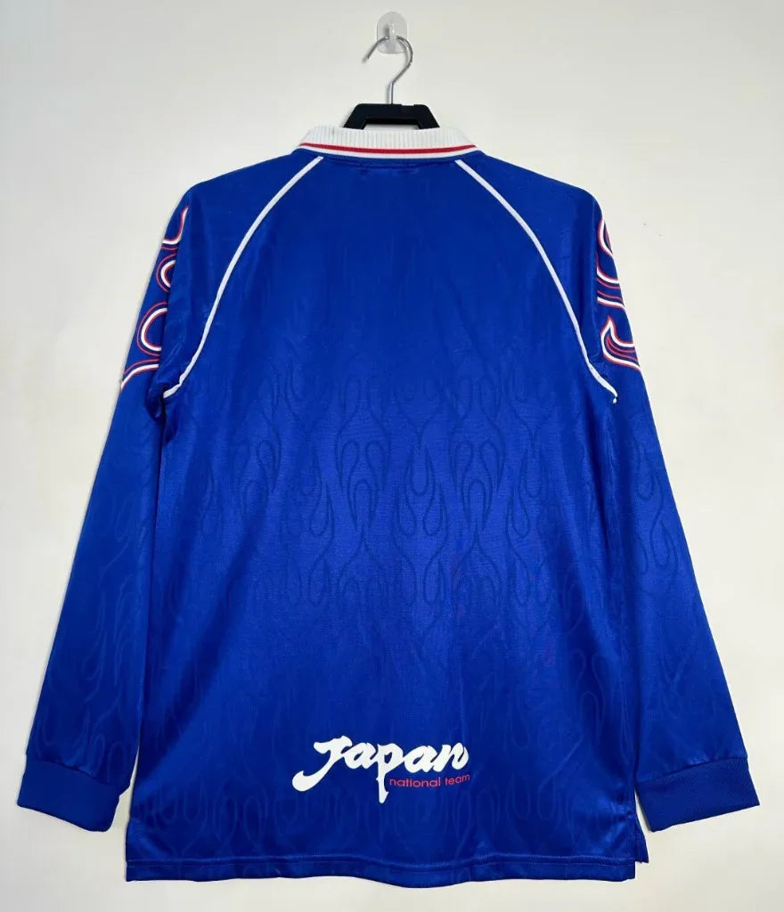 Japan 1998 Vintage Retro Home Long Sleeve Jersey