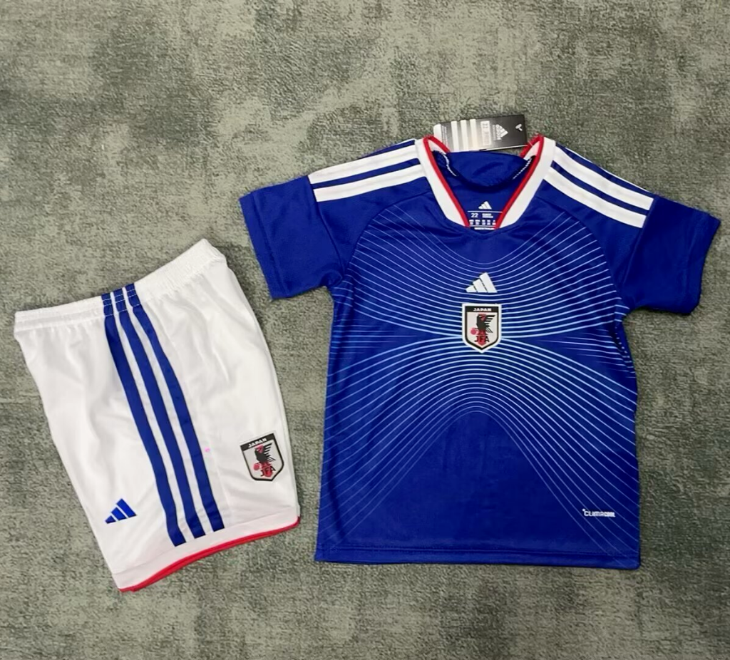 Japan 2026 Blue  Home Kids Jersey Set