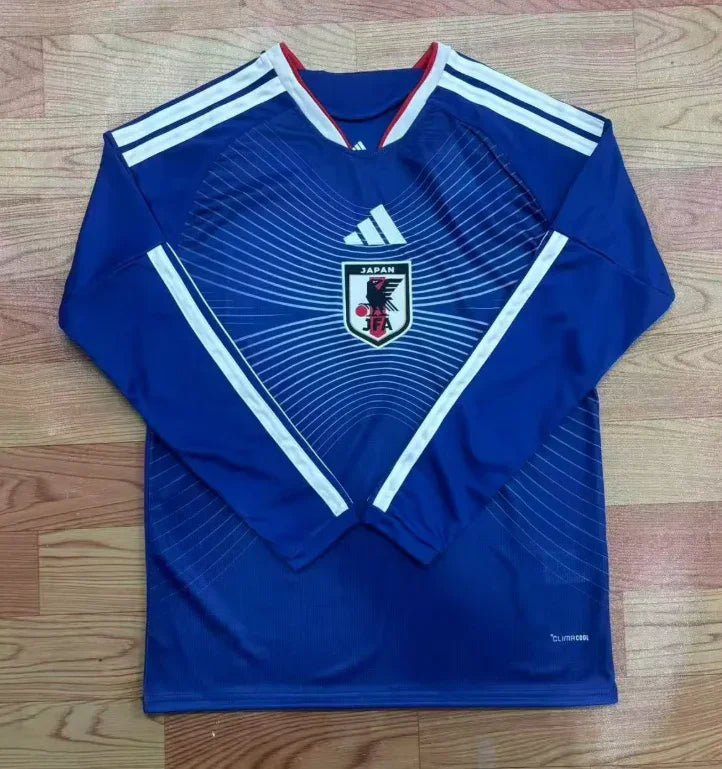 Japan 2026 Blue/White Home Long Sleeves Jersey